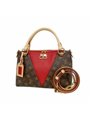 Louis Vuitton Handbag Monogram Tote BB Brown Cerise 2-Way